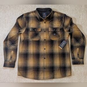 Roark X Pendelton Large Nordsman 100% Wool Plaid Shirt